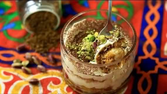 creative Ramadan desserts , Ramadan desserts , Ramadan , desserts , Ramadan sweets , sweets , Kunafa Tiramisu , Kunafa , Tiramisu