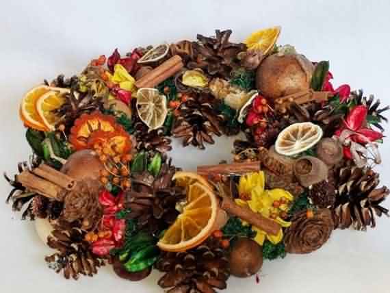 Spices & Dried Fruit Christmas Wreath, Spices & Dried Fruit , Christmas Wreath, Christmas, Wreath