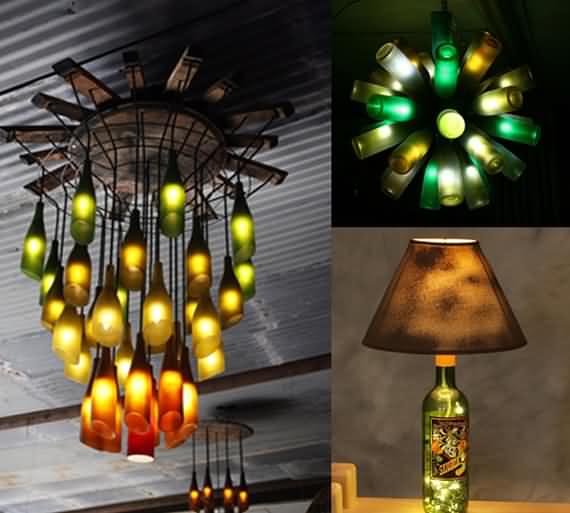 Turn Old Bottles Into Lamps DIY Project, Old Bottles Into Lamps, DIY Project, Old Bottles, Lamps DIY Project, DIY