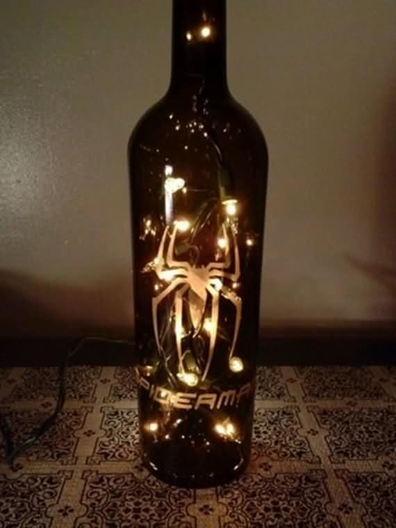 Turn Old Bottles Into Lamps  DIY Project, Old Bottles Into Lamps,  DIY Project, Old Bottles, Lamps  DIY Project, DIY