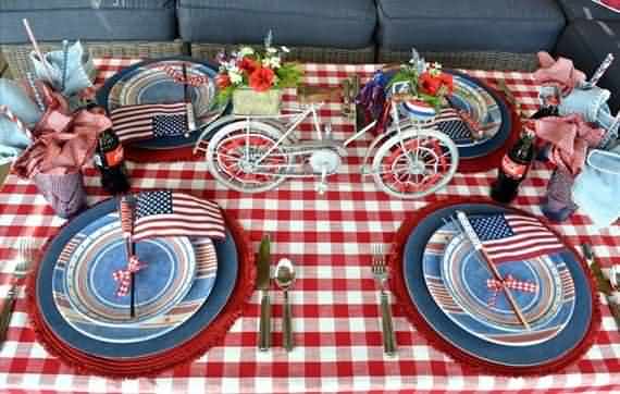 4th Of July Patriotic Tablecloth , 4th Of July , Patriotic , Tablecloth , Patriotic Tablecloth , Independence Day, Independence Day Tablecloth