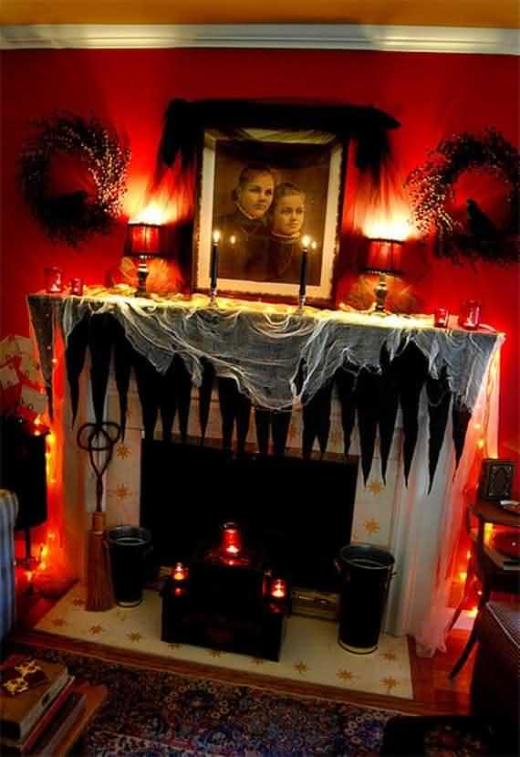 Amazing Fireplace Designs Collection, Fireplace Designs Collection, Fireplace Designs, Fireplace , Halloween, Halloween Fireplace Designs