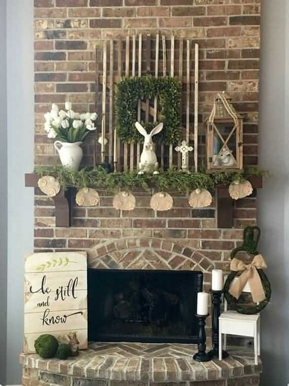 Best Easter Fireplace Decorating Ideas , Easter Fireplace Decorating Ideas , Easter , Fireplace Decorating Ideas , Fireplace , Decorating Ideas