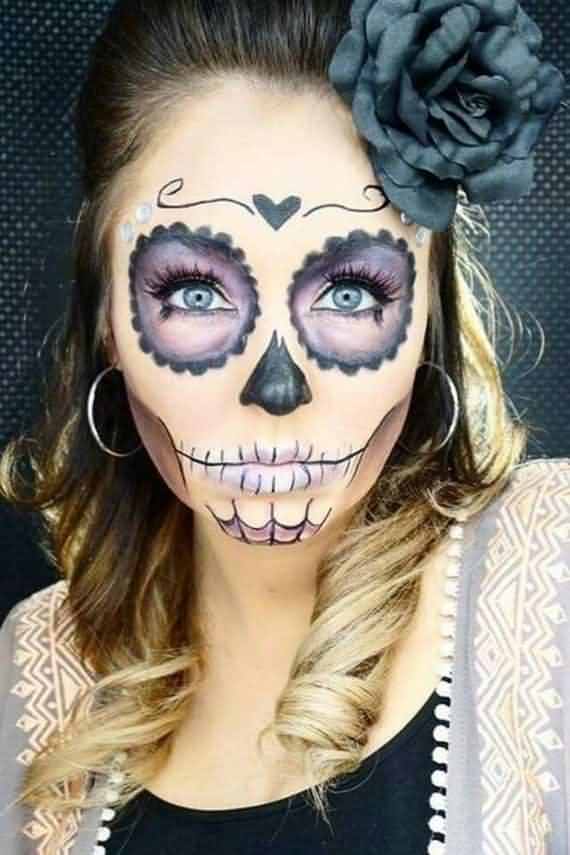 Creative hairstyles & makeup for Halloween , hairstyles & makeup for Halloween , makeup for Halloween , Halloween , hairstyles & makeup