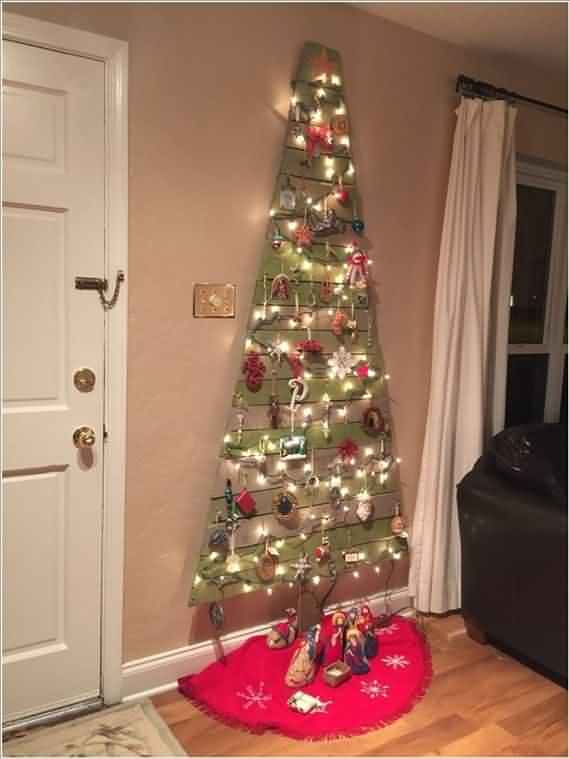 Creative Christmas Tree In Small Spaces , Creative Christmas Tree , Christmas Tree In Small Spaces , Christmas , Christmas Tree , Tree In Small Spaces , Tree