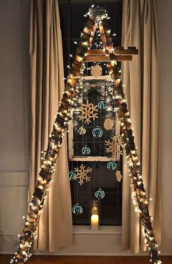Stylish Christmas Ladder Tree Ideas, Christmas Ladder Tree Ideas , Stylish Christmas Ladder Tree , Christmas Ladder Tree , Christmas , Ladder Tree Ideas , Stylish Christmas Tree Ideas , Ladder , Ladder Tree