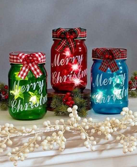 Using Led Lights In Christmas Jars , Using Led Lights In Christmas , Jars , Using Led Lights , Christmas Jars , Christmas , Led Lights , Led , Lights