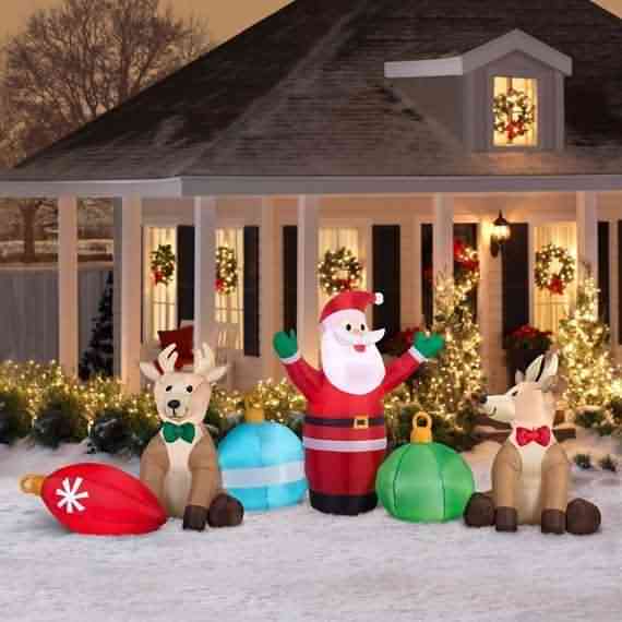 Santa Claus Decorations Outdoors, Santa Claus, Decorations Outdoors, Christmas, Decorations, Outdoors, Santa